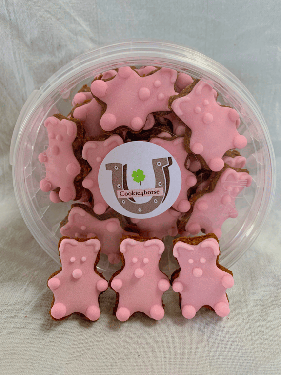 Vingummi bamser lyserød