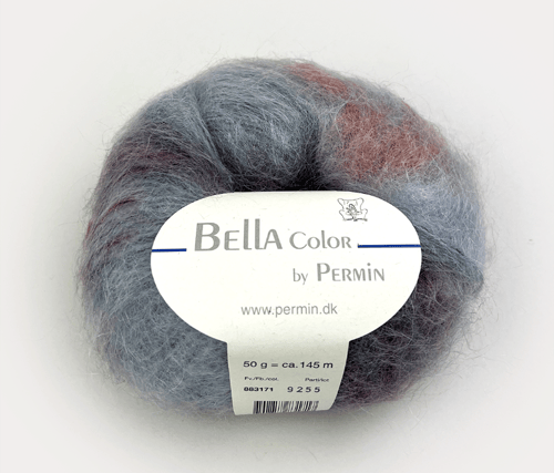 Kit: Kjole m rundt bærestykke i Bella Color by Permin (2)