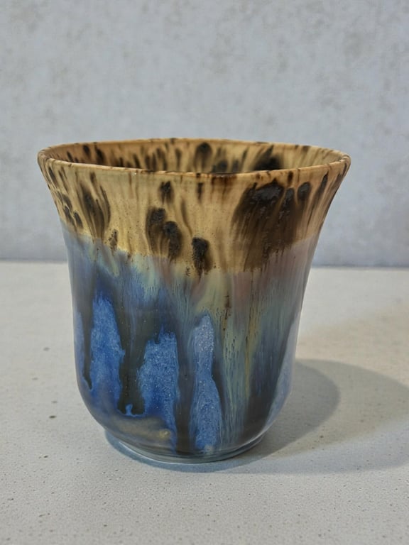 Blå Leopard – håndlavet stentøjskop (3 dl)