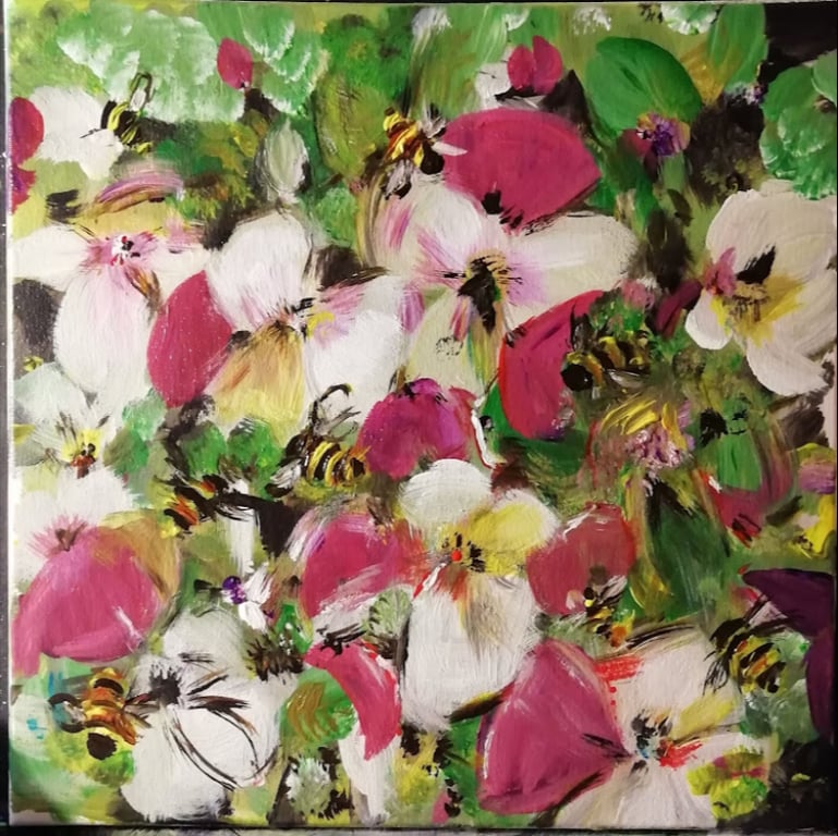 blomster og bier 30x30