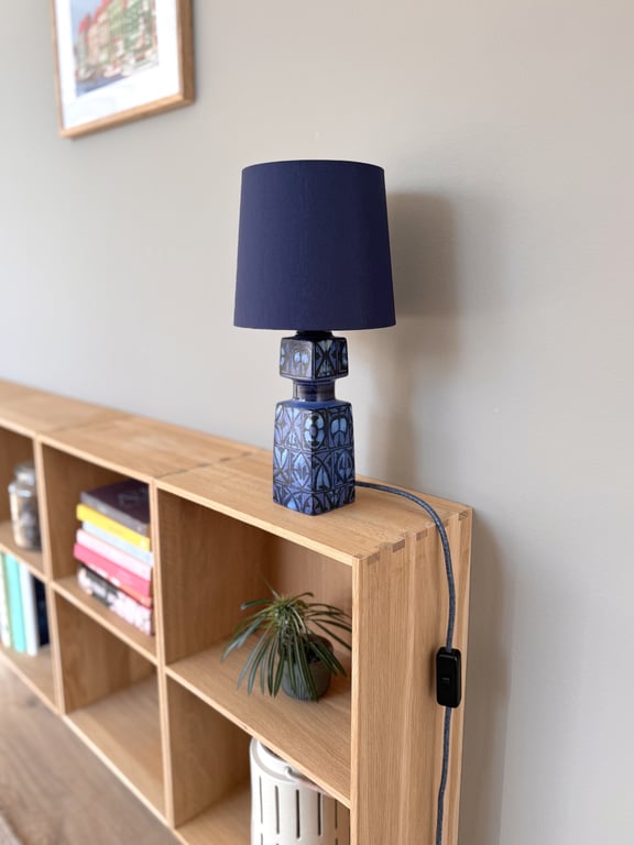 Upcycled vintage bordlampe - Royal Copenhagen billede 4