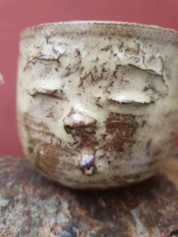 Kyssende ansigtskop uden hank  billede 5