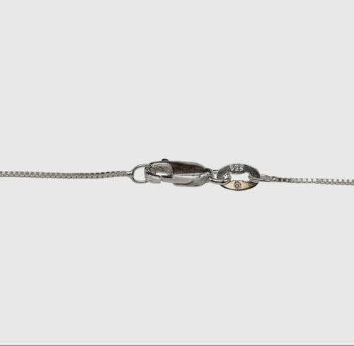 Firkantet 925 Sterling sølvkæde – 40 cm (3)