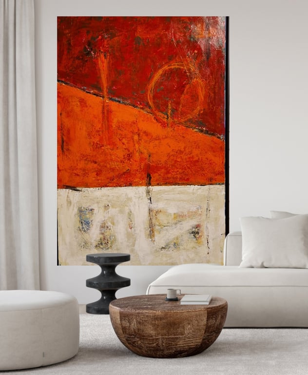 #1291  100 x 150 cm  SOLD billede 6