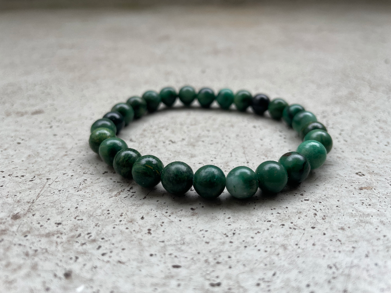 Afrikansk Grøn Jade / Buddstone - Kvalitet A