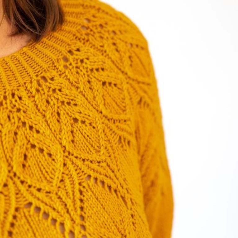 Giallo Sweater - Strikkeopskrift PDF Dansk billede 4