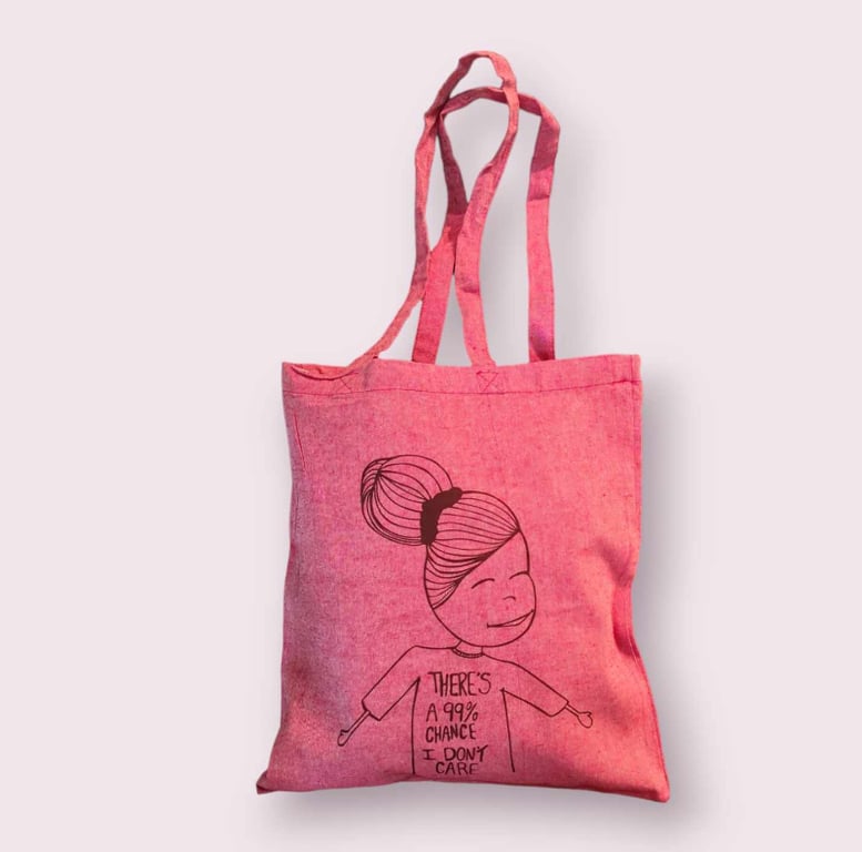 Mulepose: there's a 99% chance I don't care Mørkerød  (3)