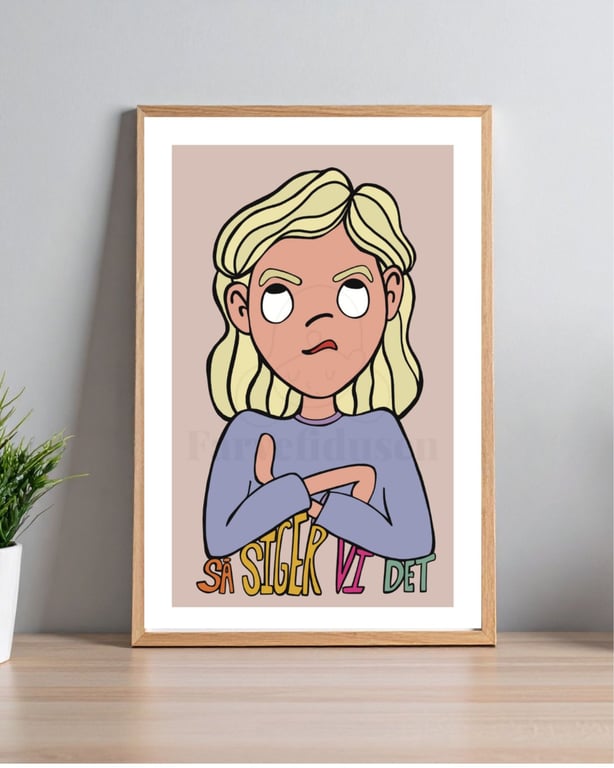 Plakat: Så siger vi det billede 2