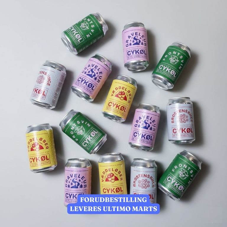 CYKØL HOLDETS blandingkasse (12 stk)