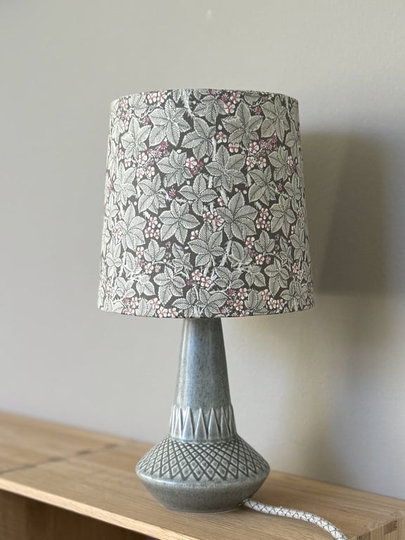 Upcycled vintage bordlampe - Søholm Keramik