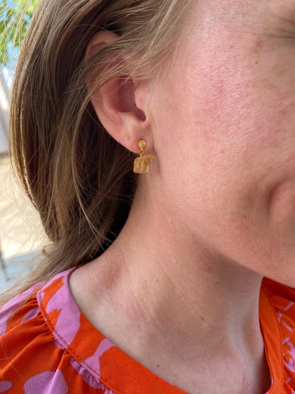 Citrin ørestikker billede 2