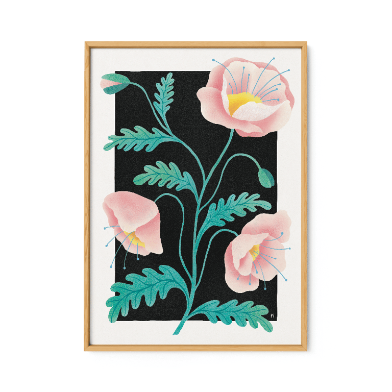 Valmue – plakat billede 2