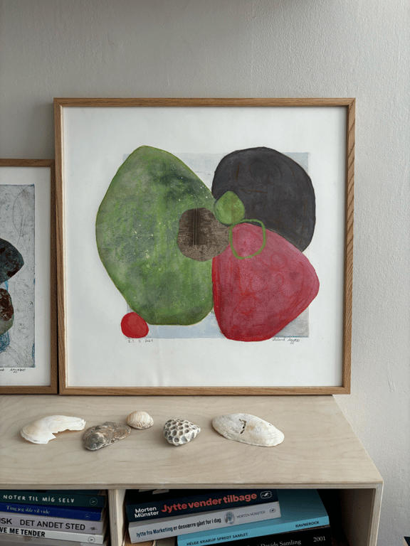 Sten og blomster billede 4