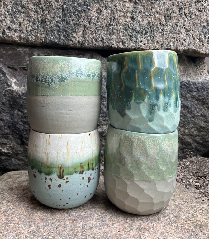 Facetskåret unika kop billede 7