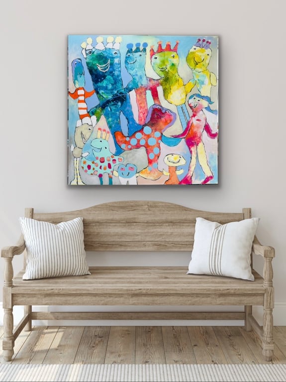 100cm x 100cm billede 2