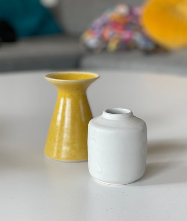 Vase, hørgul billede 2