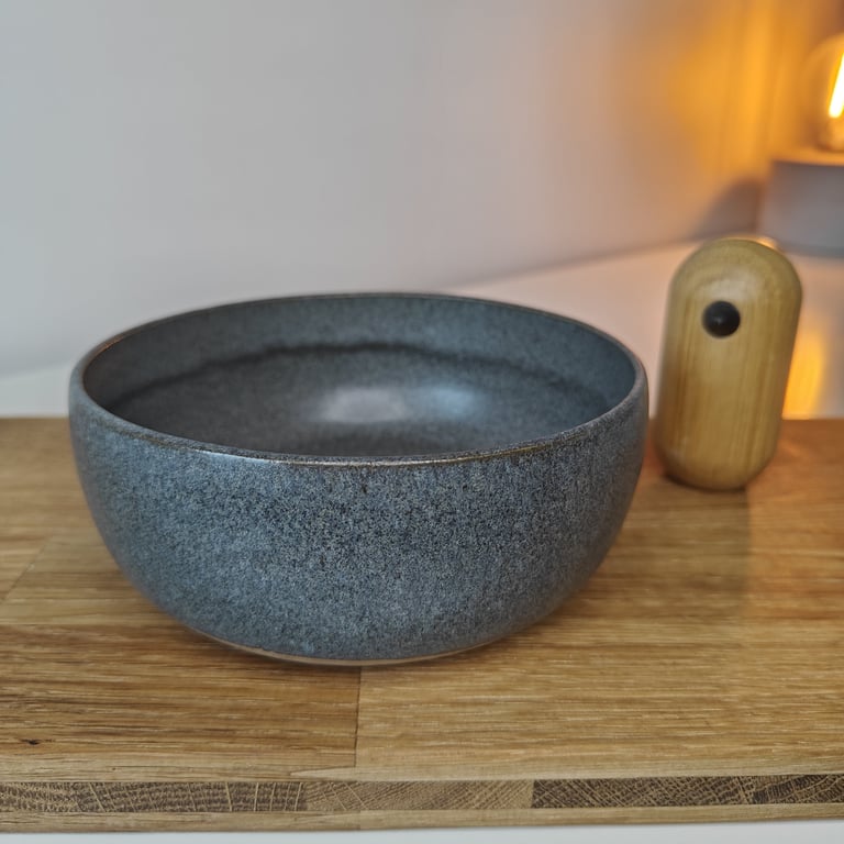 Blågrå skål