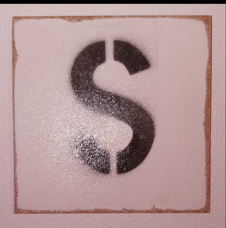 Personlige Træfliser med Bogstaver og Tal (A-Z, 0-9)