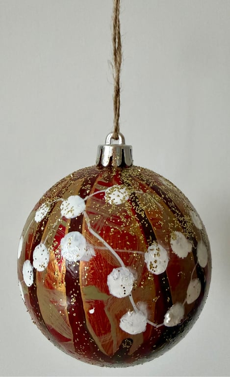 Kunst julekugle 28
