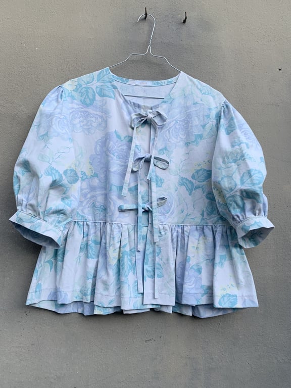 Pastel-sløjfebluse 2