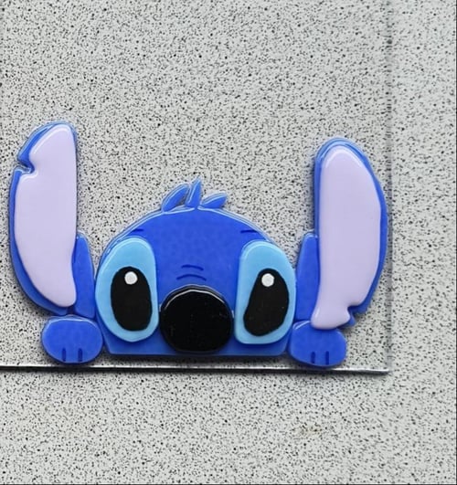 Stitch i træramme (2)