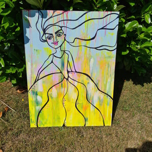 Maleri: Ballerina – produktbillede