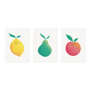 Frugtfjæs – plakatserie – produktbillede