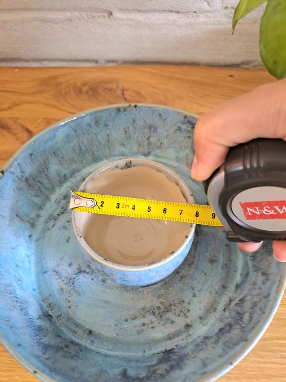 Snackskålen er 19 cm i diameter og 5,5 cm høj billede 3