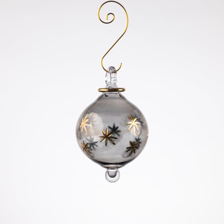 JULEKUGLE DESIGN 1002 COFFEE MED GULD