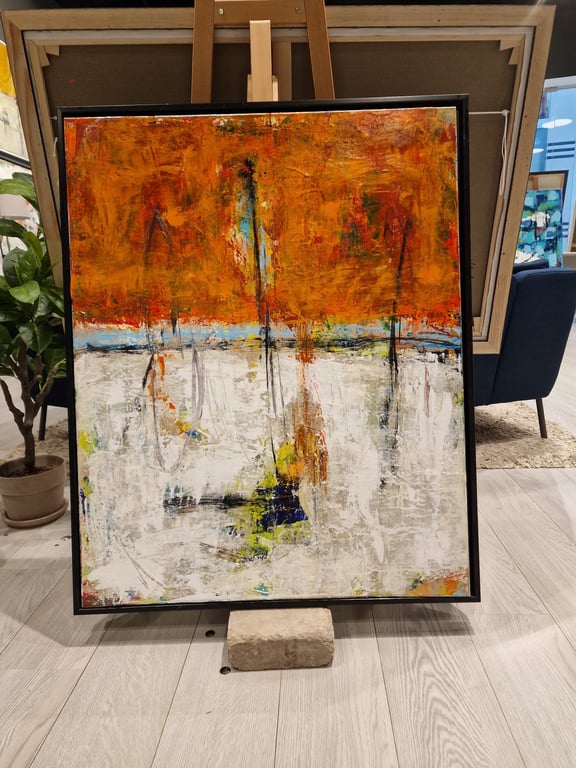 #1319  80 x 100 cm med ramme