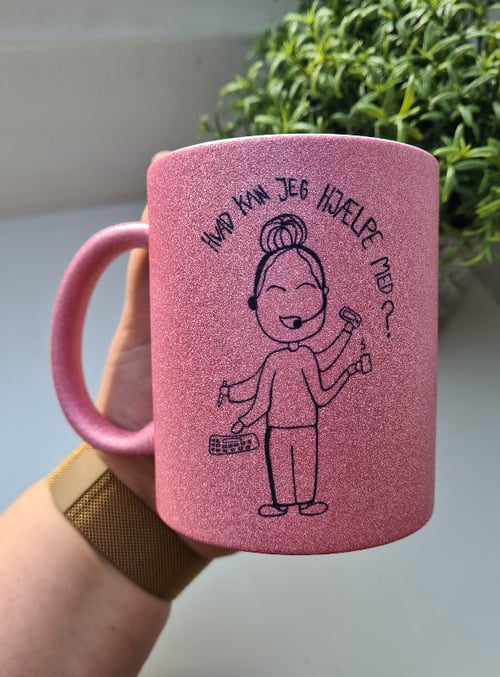 Krus: Hvad kan jeg hjælpe med Pink Glimmer