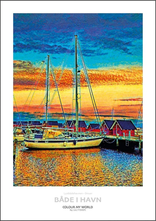 Både i havn - Struer - A3 billede 2