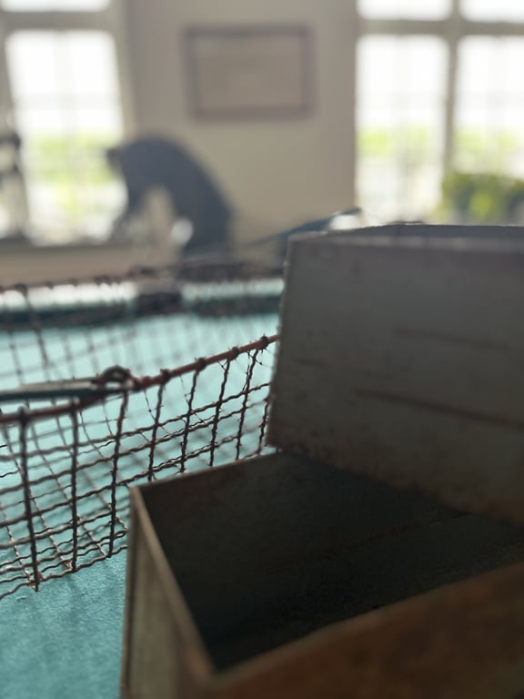 Antik værkstedsskuffe/metal (5)