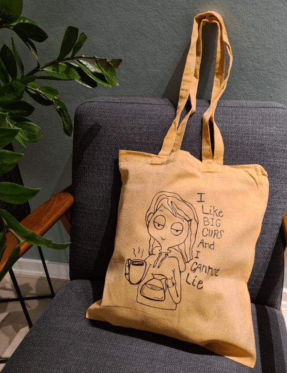 Mulepose: i like big cups Ristet gul (3)