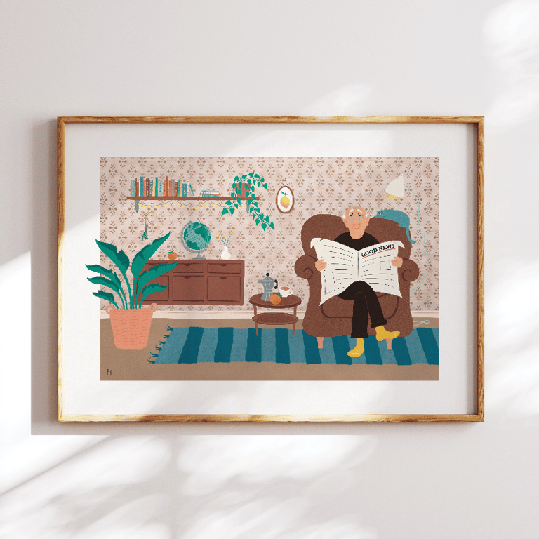 Avishygge – plakat billede 3