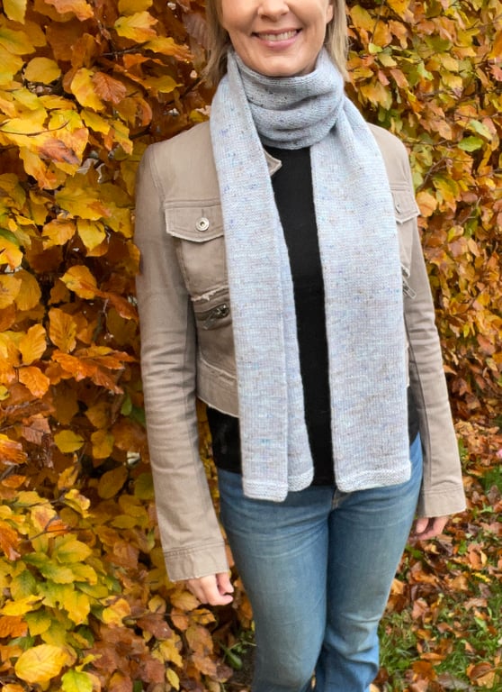 Dina Scarf strikkeopskrift billede 3