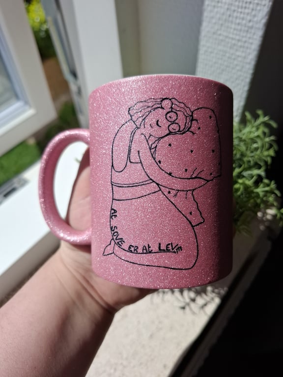 Krus: at sove er at leve Pink Glimmer