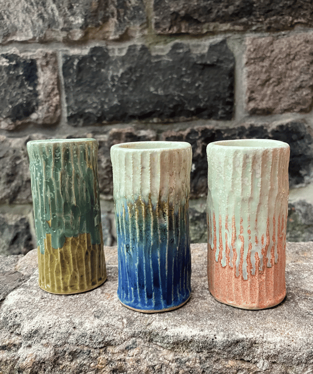 Facetskåret unika vase billede 5