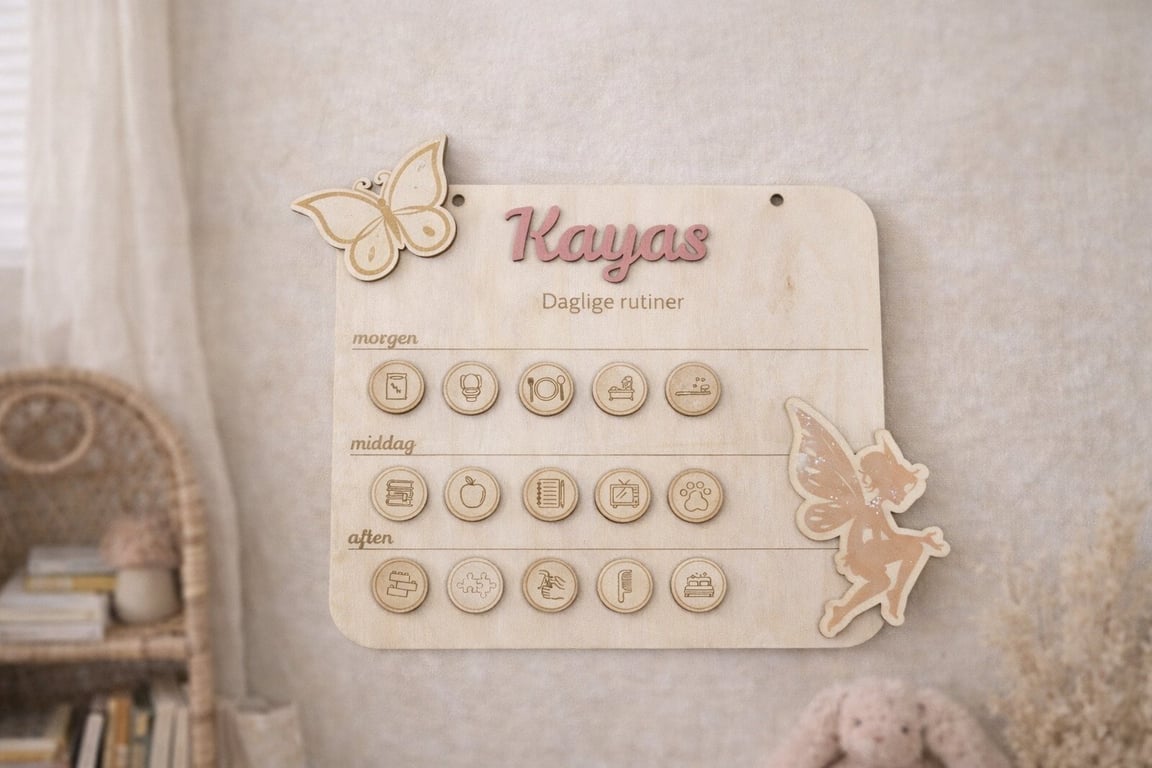 Personlig Piktogram Tavle – Daglige Rutiner