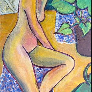 Qroquis - akryl på lærred - 40 × 80 cm  – produktbillede