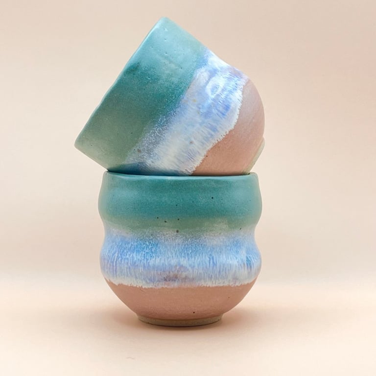 Hånddrejet stentøjskop – 230 ml | Flat White &amp; Cortado