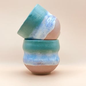 Hånddrejet stentøjskop – 230 ml | Flat White &amp; Cortado – produktbillede