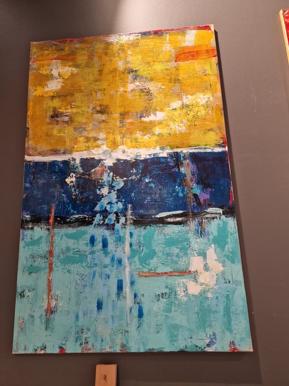 #1184 Maleri 90X140cm  SOLD