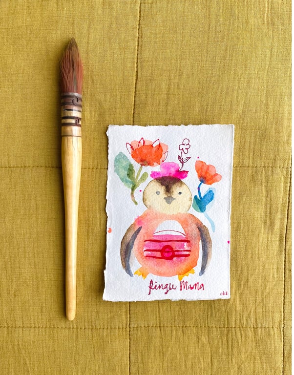 Den lille pingvinfamilie - kollektion billede 2