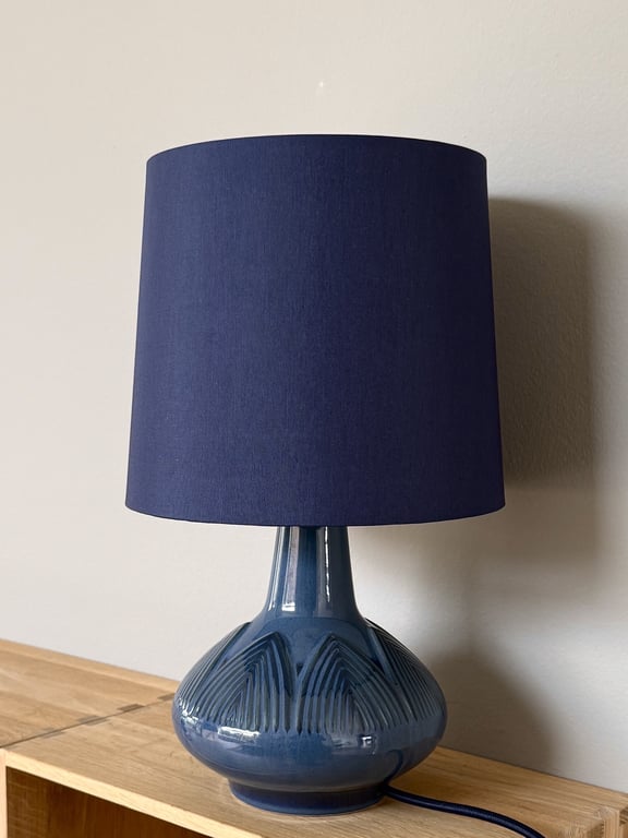 Upcycled vintage bordlampe - Søholm Keramik