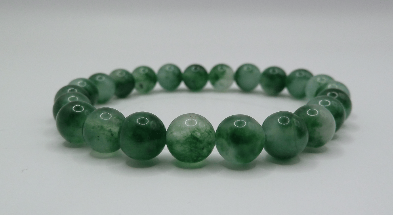 Grøn Jade Armbånd - 8mm