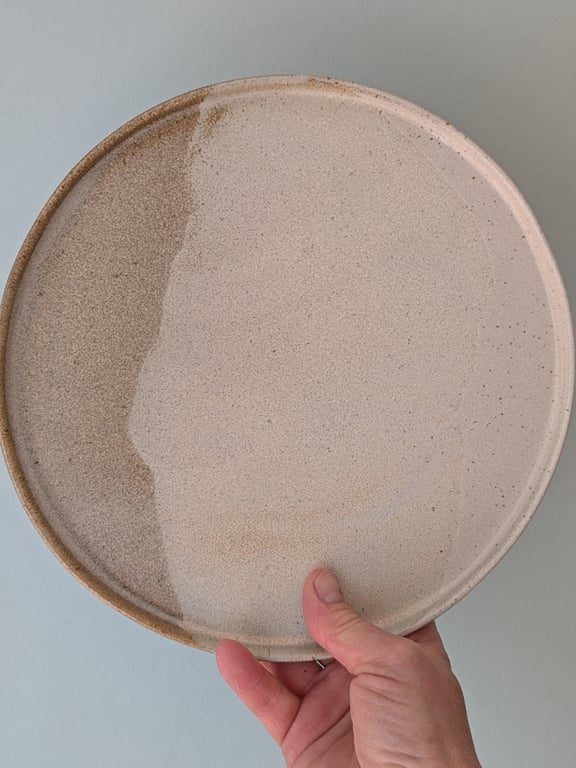 Middagstallerken sand/beige 