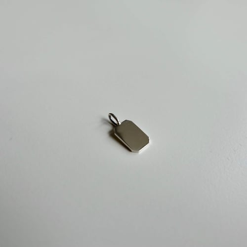 Dog Tag vedhæng sølv (2)