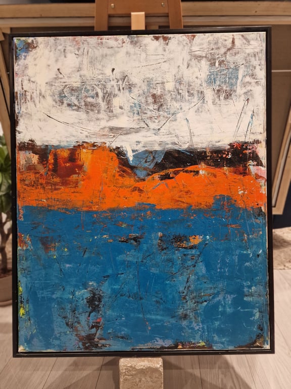 #1314  80 x 100 cm SOLD billede 2