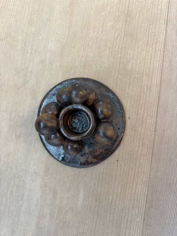 Kuglestage i mørkbrun og iron  billede 3